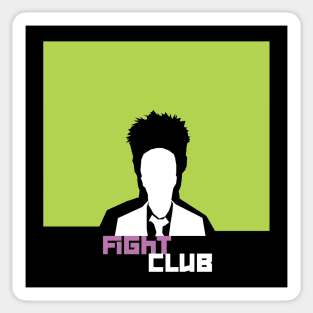 Fight club green Sticker